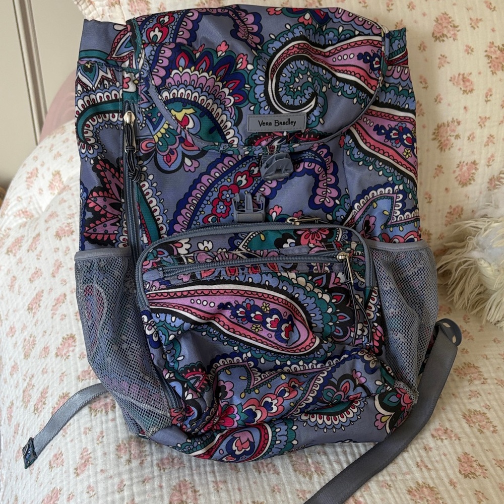 Vera Bradley Multicolor Paisley Backpack